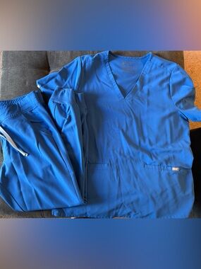 Royal Blue Figs Scrubs